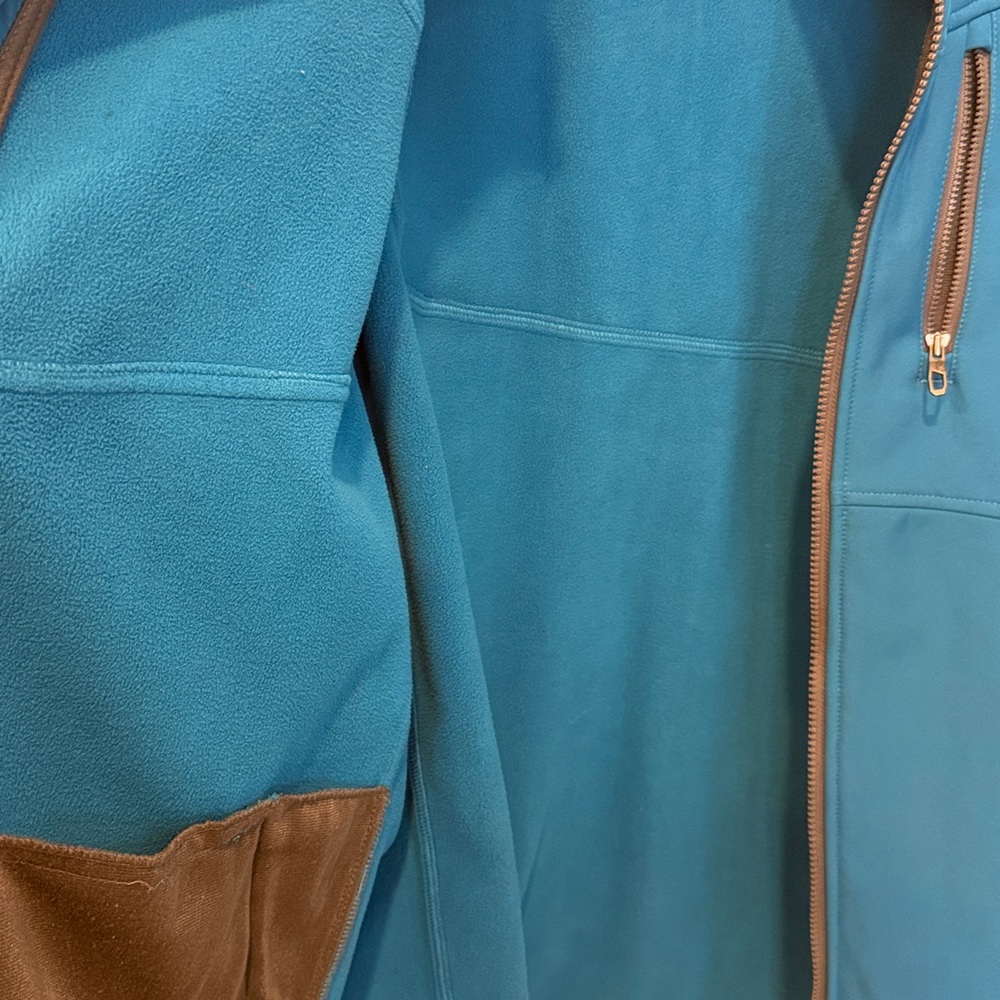 Men’s Spyder Teal Full-Zip Jacket - Picture 7 of 7